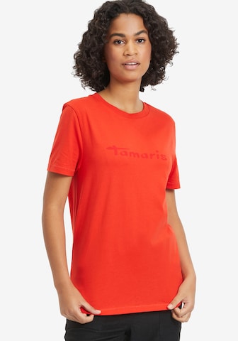 TAMARIS T-Shirt in Rot: predná strana