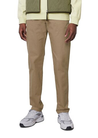 Regular Pantalon chino 'Osby' Marc O'Polo en marron : devant