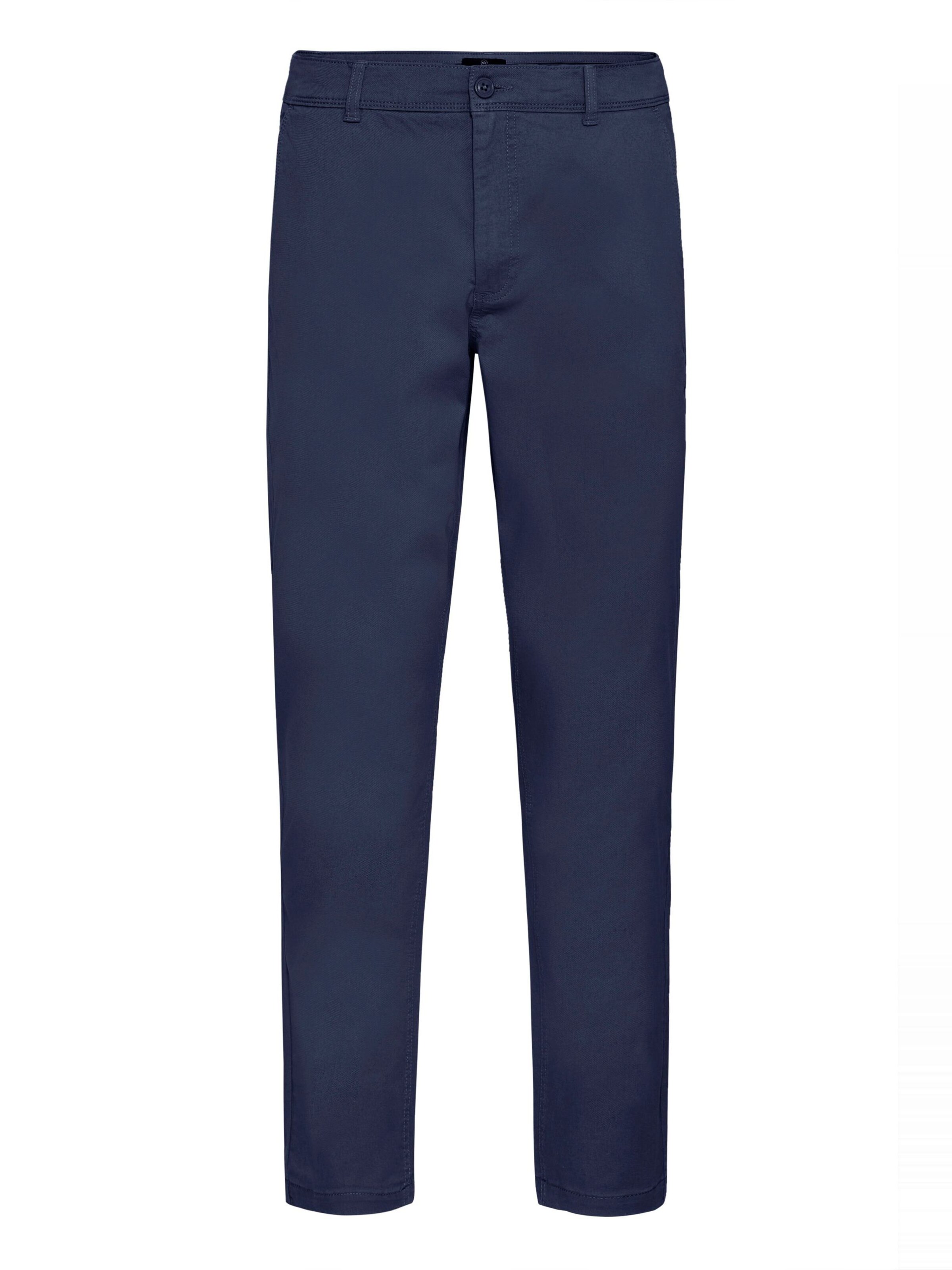 Pantalon chino 'Cummings' Kronstadt en bleu : devant