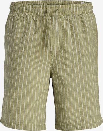 Regular Pantalon 'Jaiden' Jack & Jones Junior en vert : devant