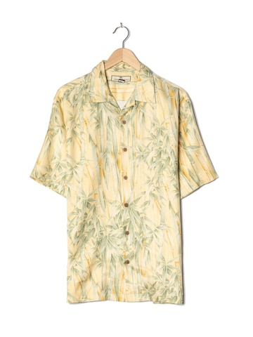 Tommy Bahama Button Up Shirt in L-XL in Beige: front