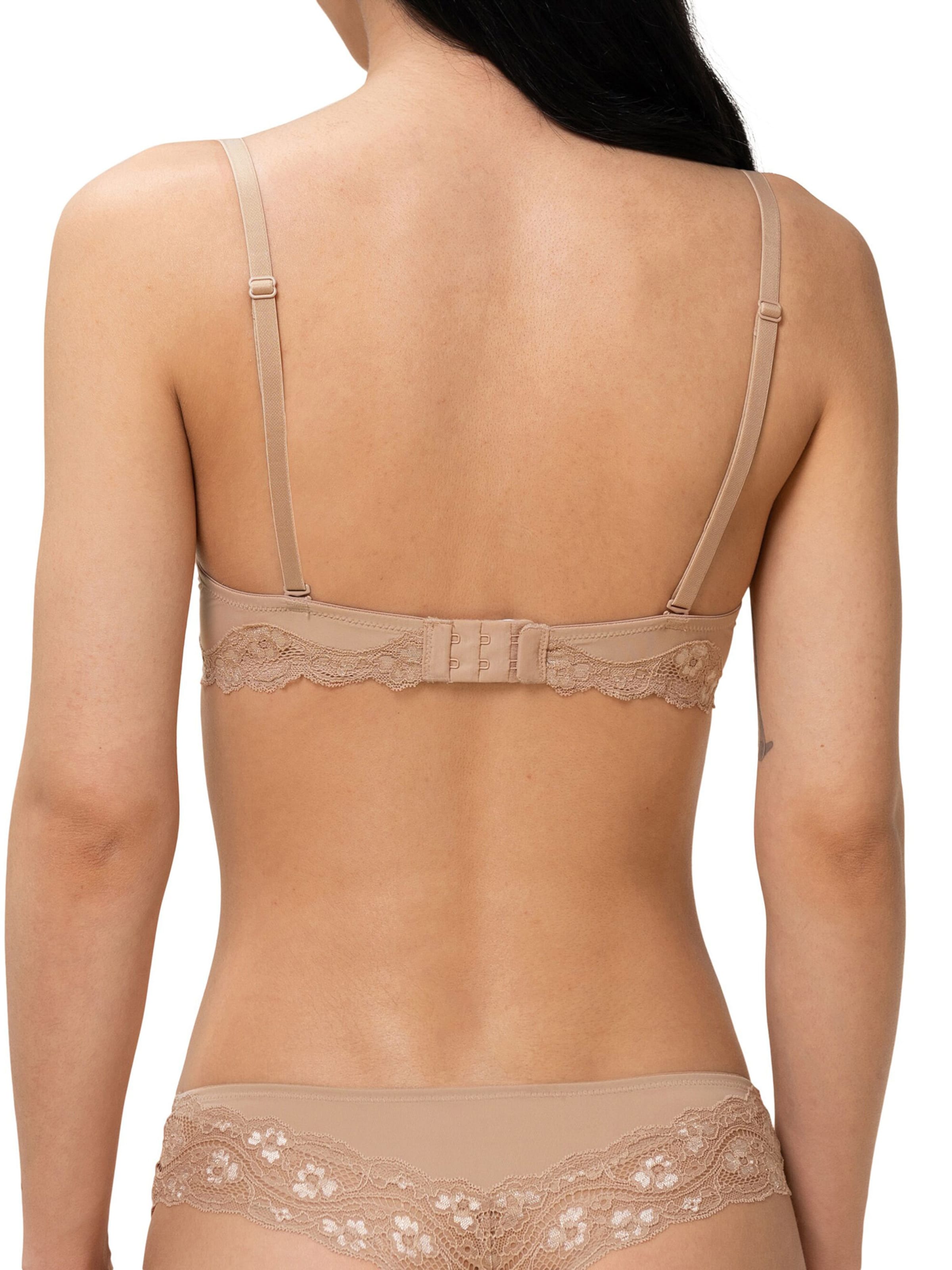 TRIUMPH Push-up Push-up-BH ' Lovely Micro ' in Beige