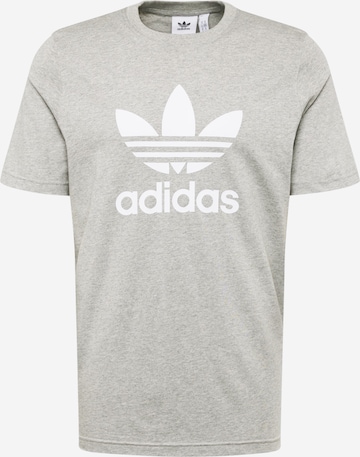 ADIDAS ORIGINALS T-Shirt 'Adicolor Classics Trefoil' in Grau: predná strana