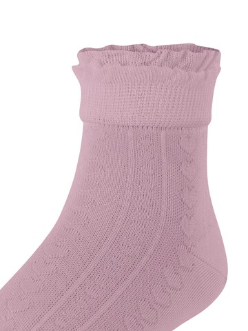 FALKE Socks 'Romantic Net' in Pink