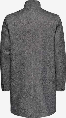 Only & Sons Between-Seasons Coat 'Oscar' in Grey