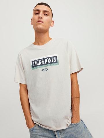 JACK & JONES Shirt 'COBIN' in Beige