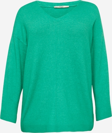 Esprit Curves Sweater in Green: front