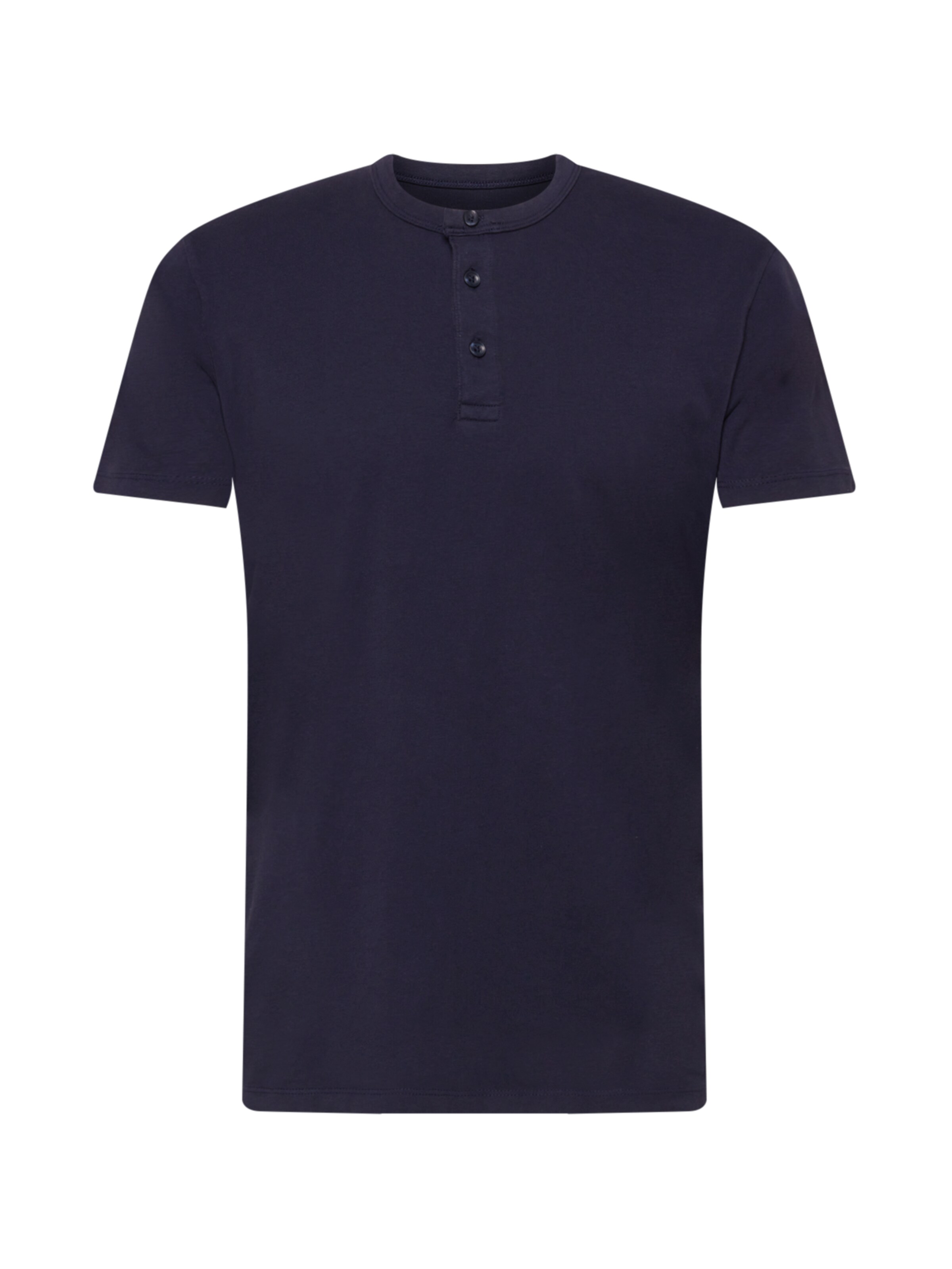 navy grandad t shirt