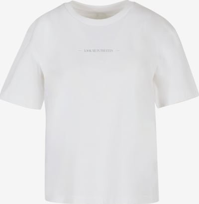 Mister Tee Paita 'Look Me In The Eyes' värissä harmaa / tummanharmaa / valkoinen, Tuotenäkymä