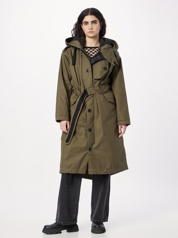 G-Star RAW Between-Seasons Parka in Green: front