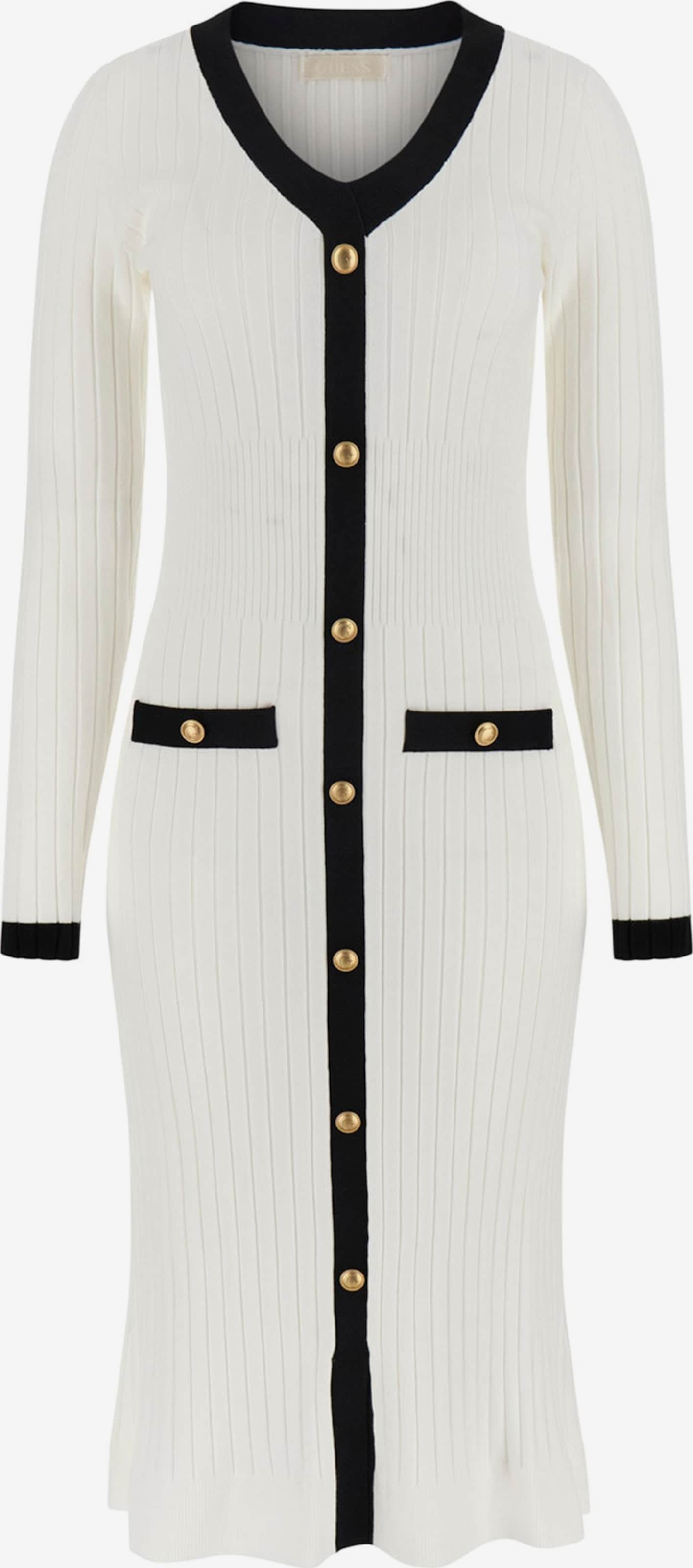 GUESS Knitted dress 'LAUREL' in White | ABOUT YOU