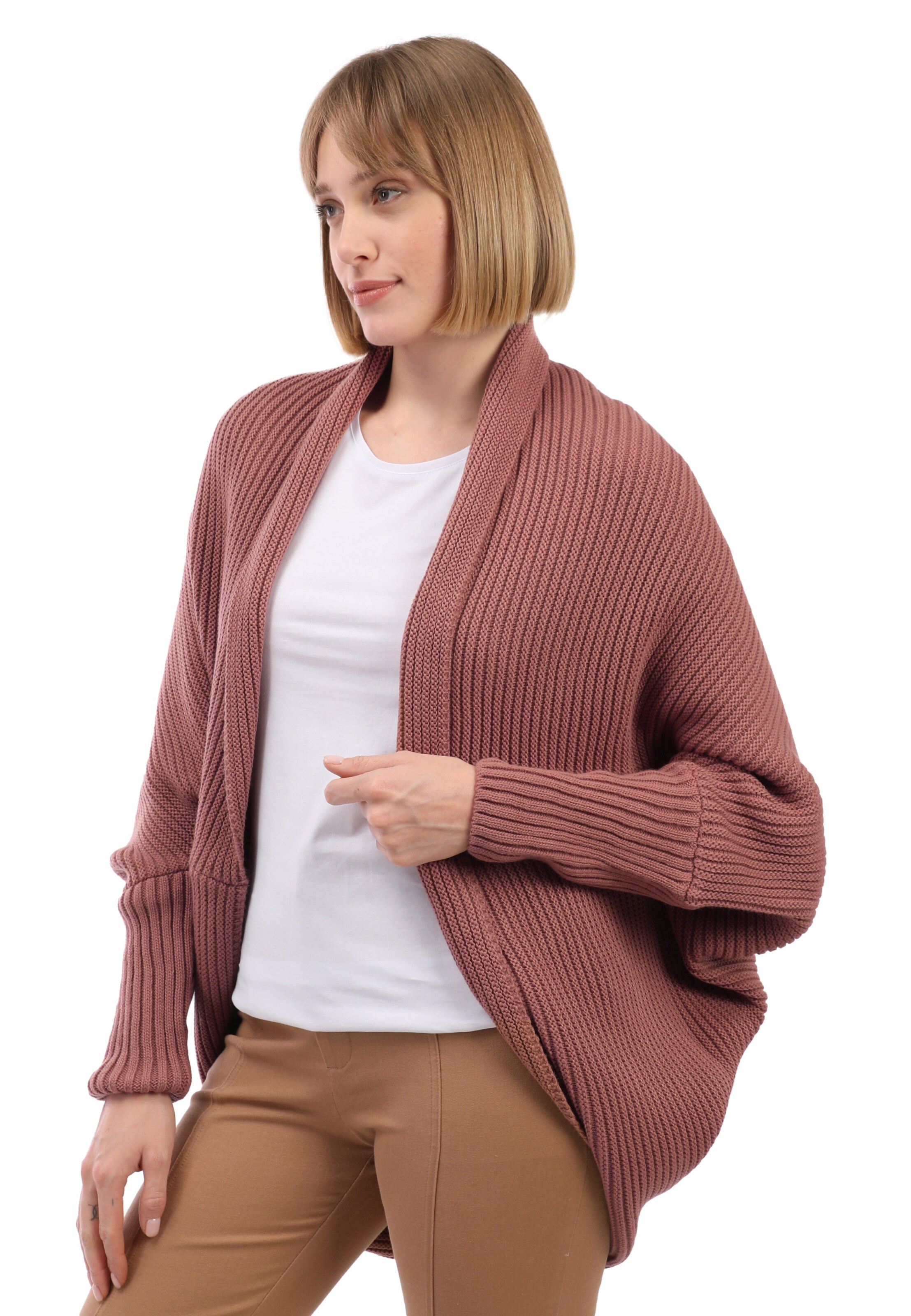 Felix Hardy Πλεκτή ζακέτα σε ροζ