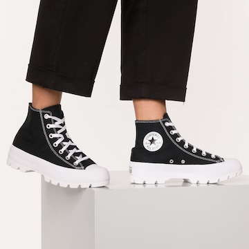 CONVERSE Σνίκερ ψηλό 'Chuck Taylor All Star Lugged' σε μαύρο