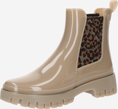 LEMON JELLY Kumisaappaat 'RORY' värissä nude / ruosteenruskea / musta, Tuotenäkymä