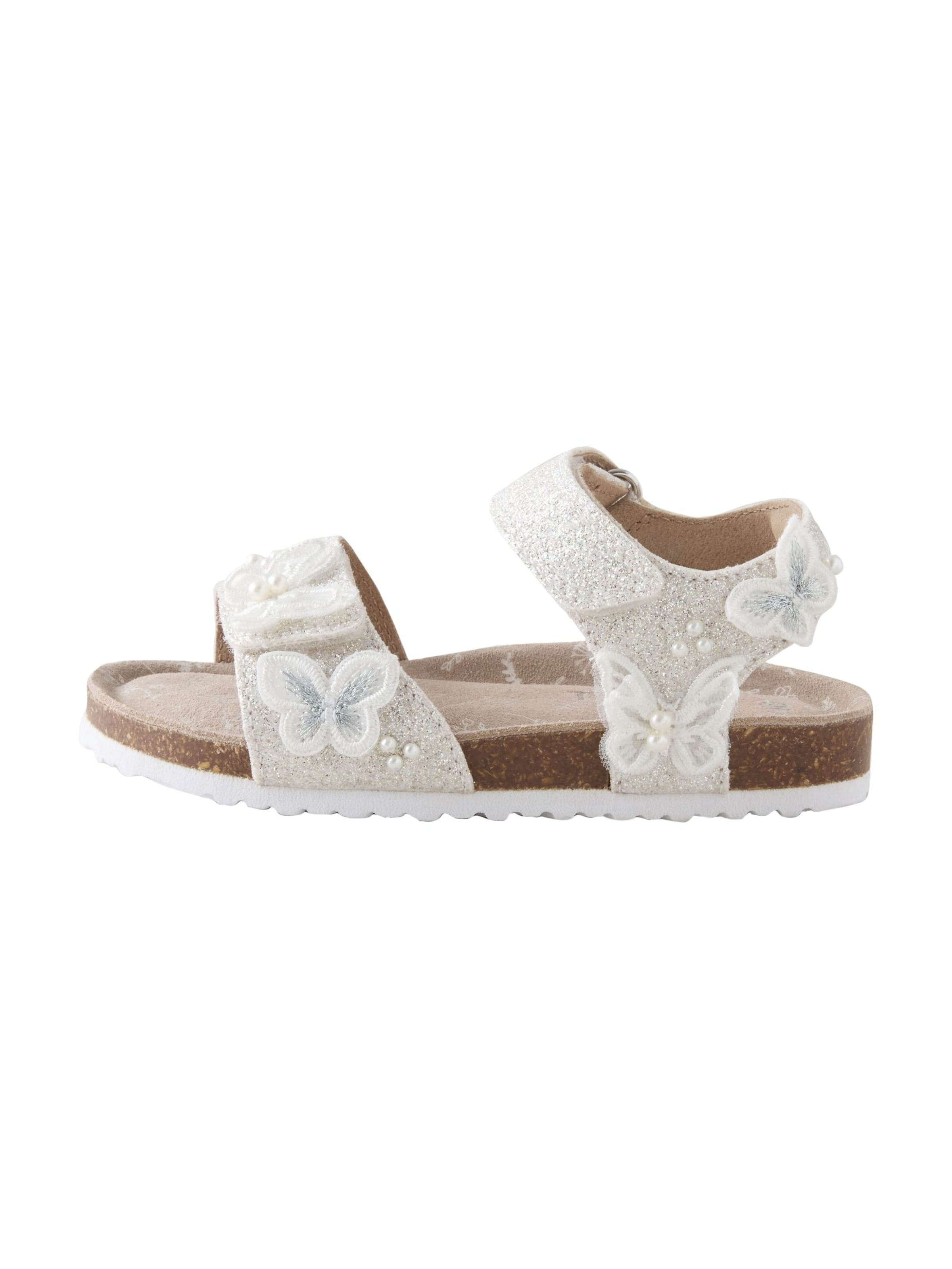 Next Sandale in Beige: Vorderseite