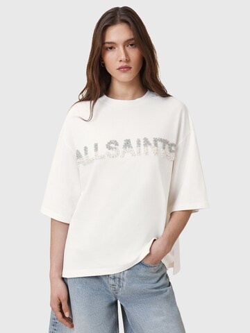 AllSaints Μπλουζάκι 'AMELIE' σε λευκό: μπροστά