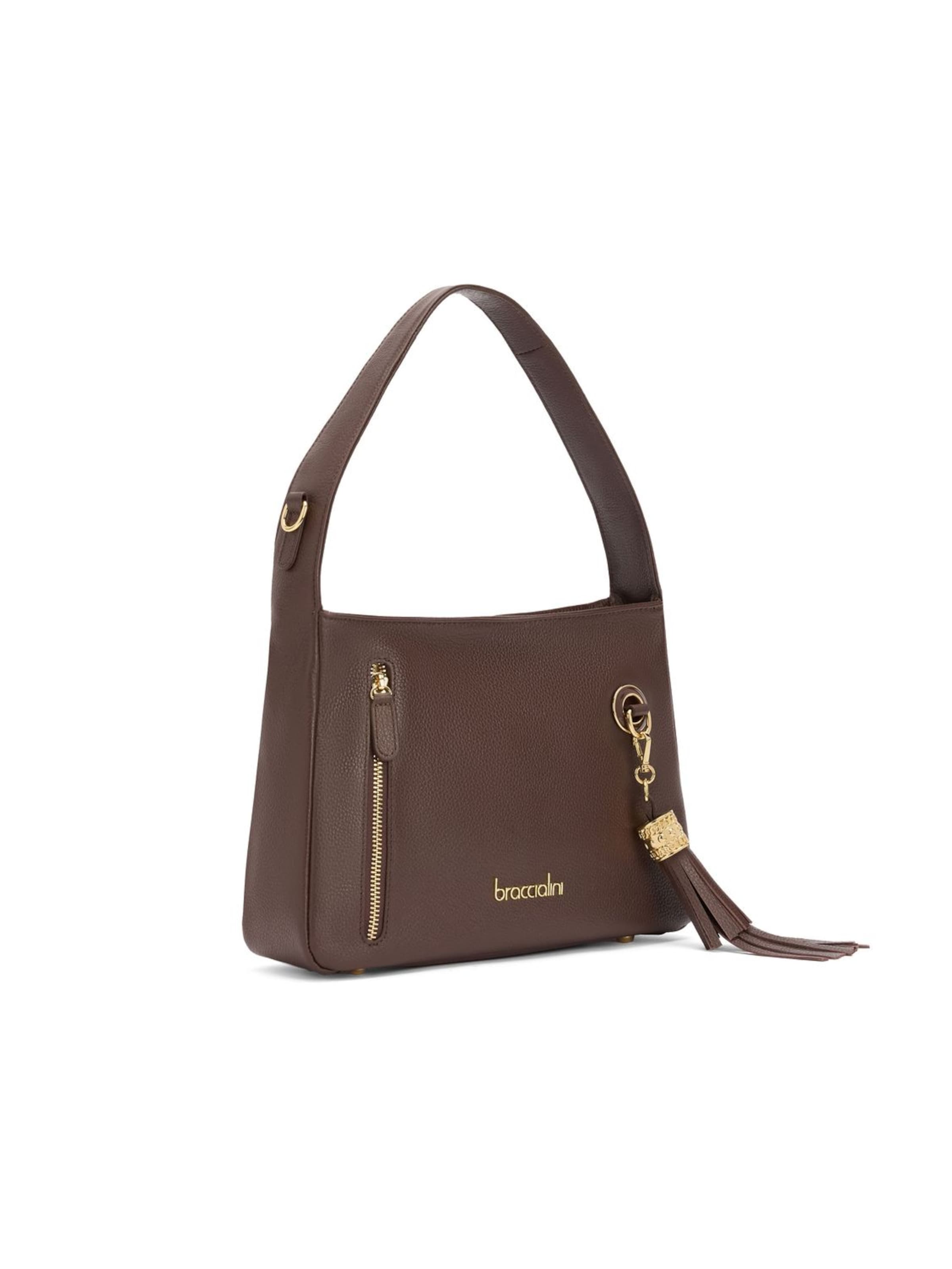 Borsa a spalla 'Margot' di Braccialini in marrone