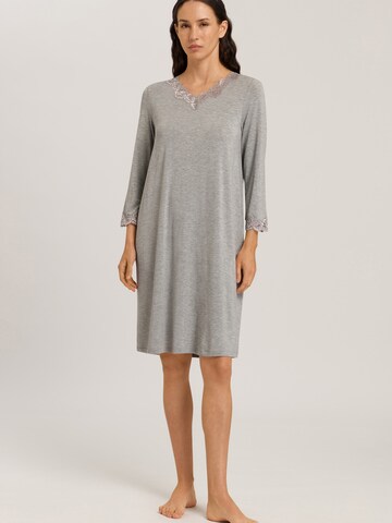 Hanro Nachthemd ' Natural Elegance ' in Grau