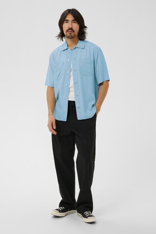 Matinique Regular Fit Skjorte 'Pelton' i blå