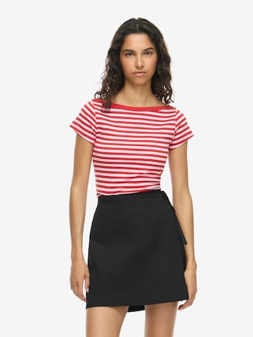 T-shirt Noisy may en rouge : devant