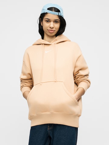 Nike Sportswear Свитшот 'PHOENIX FLEECE' в Бежевый: спереди