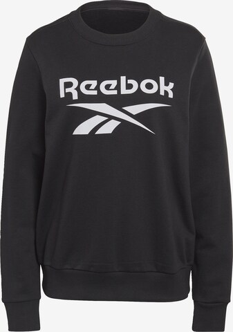 Reebok Sweatshirt in Black: front