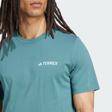 ADIDAS TERREX Performance shirt 'Mountain' in Green
