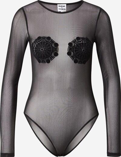 ABOUT YOU x INNA Bodyshirt 'Samira' in schwarz, Produktansicht