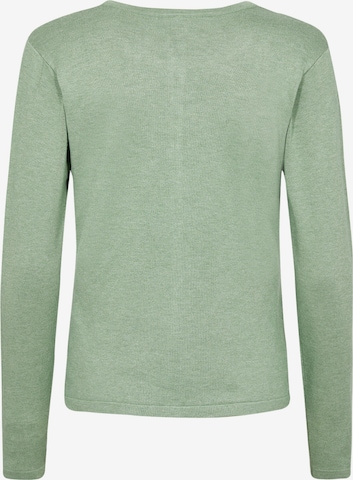 Cardigan 'DOLLIE' Soyaconcept en vert : devant