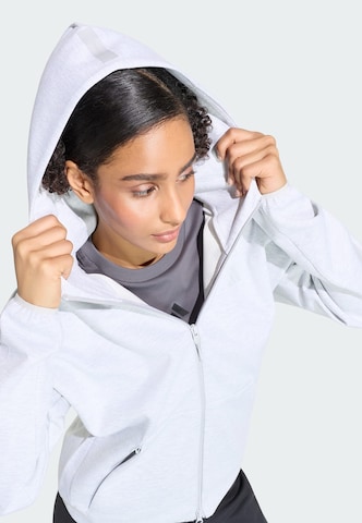ADIDAS SPORTSWEAR Sports sweat jacket 'Z.N.E.' in Grey