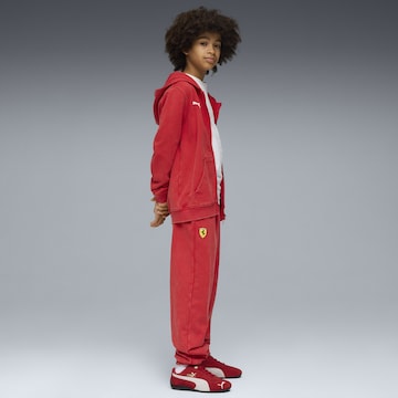 PUMA Tapered Sportbroek 'Scuderia Ferrari' in Rood