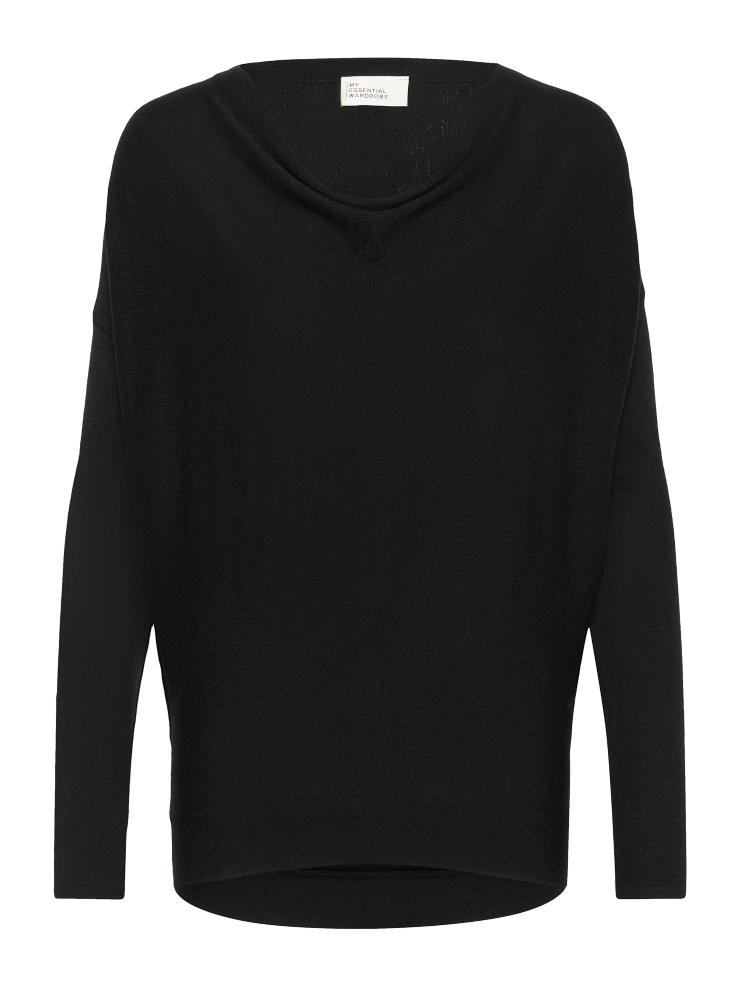 Pullover 'Polly' di My Essential Wardrobe in nero: frontale