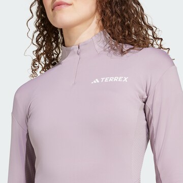 ADIDAS TERREX Performance shirt 'Xperior' in Purple