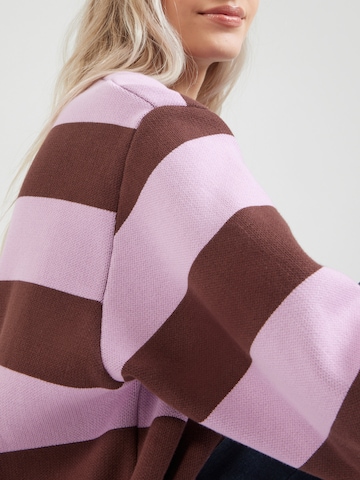 Pull-over mazine en marron