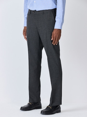 Next Slimfit Pantalon in Grijs: voorkant