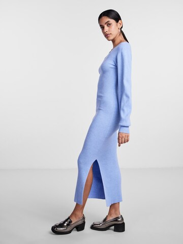 PIECES Gebreide jurk 'DICTE' in Blauw