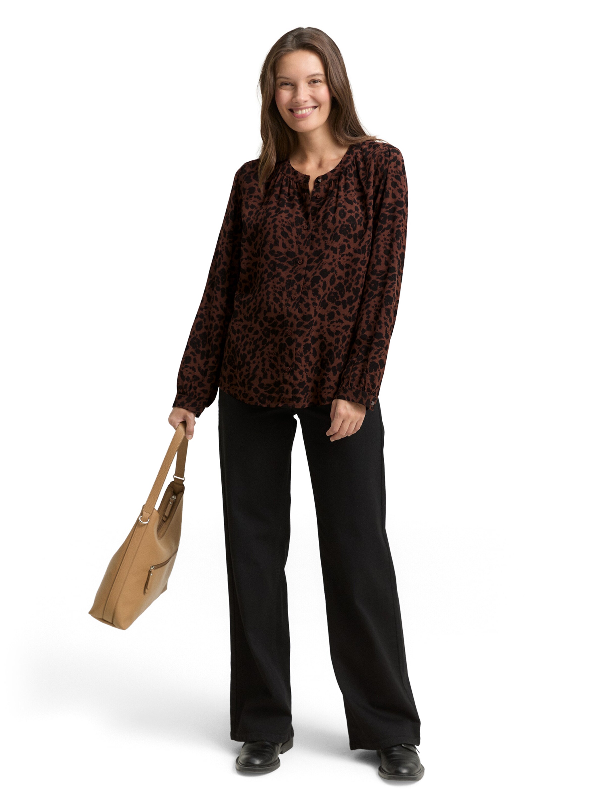 TOM TAILOR Блузка в Коричневый