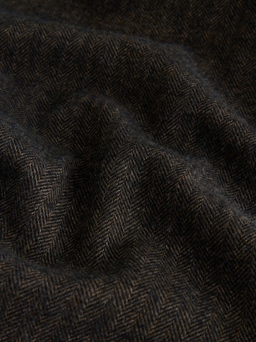 Next - Regular Calças com pregas em castanho