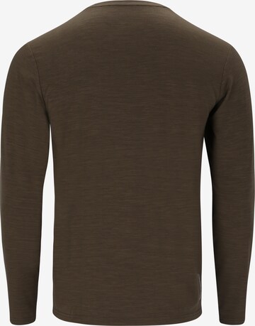 ENDURANCE Performance Shirt 'PEAKO' in Brown