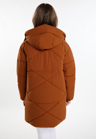 usha WHITE LABEL Winter Coat in Brown