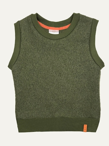 LiVi BERLIN Vest 'WALK MOSS' in Green: front