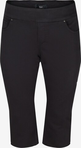 Regular Pantalon 'Cato' Zizzi en noir : devant