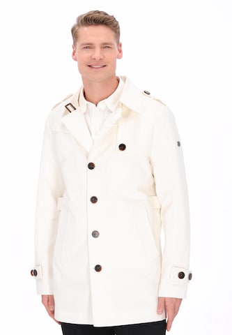 DreiMaster Klassik - Sobretudo meia-estação em branco: frente