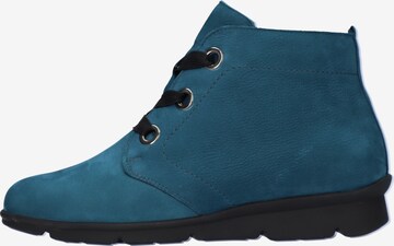 WALDLÄUFER Schnürstiefelette in Blau