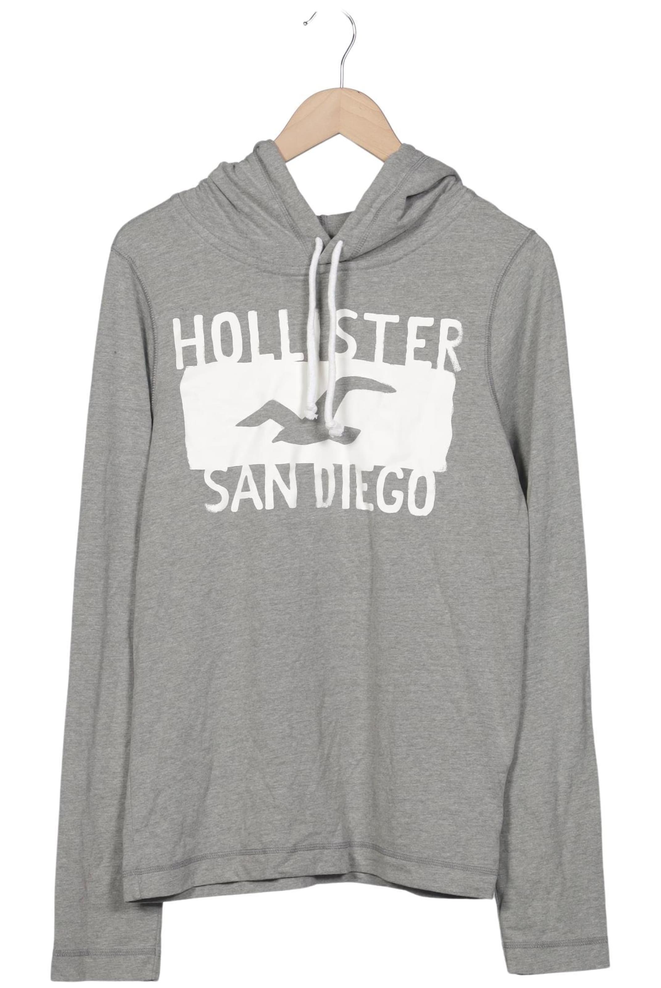 HOLLISTER Sweatshirt & Zip-Up Hoodie in 7XL in Grey: front
