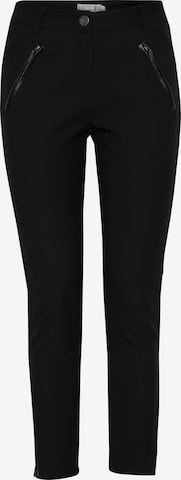 Fransa Skinny Broek 'ZIO 1' in Zwart: voorkant