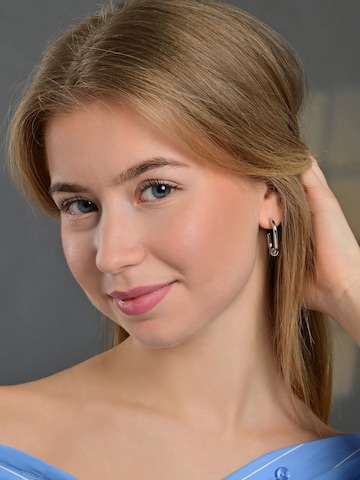 Akzent Earrings 'wasserfest' in Silver: front