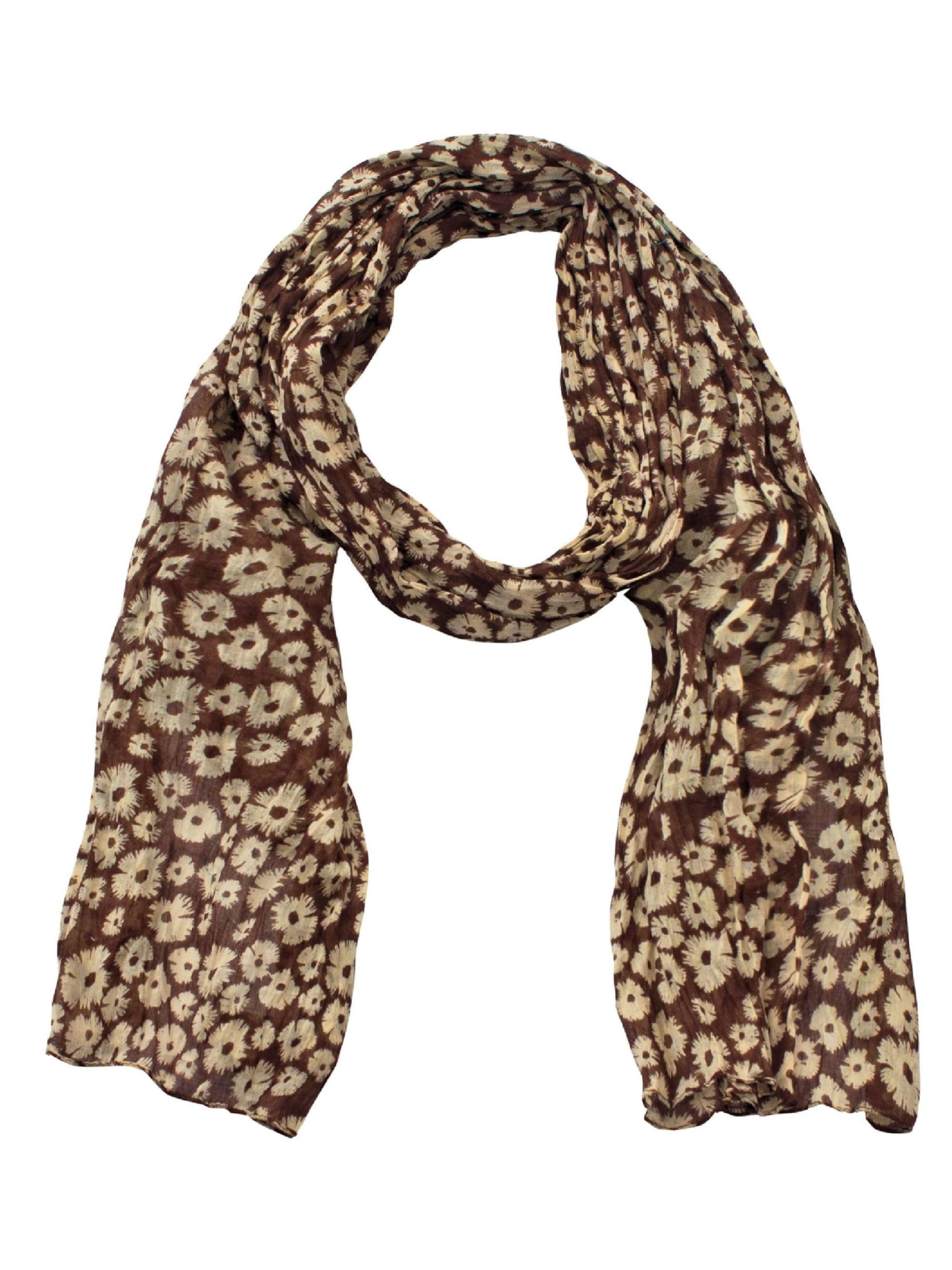 Sunsa Schal 'Sunsa'‌‌‌‌ in Braun: Vorderseite