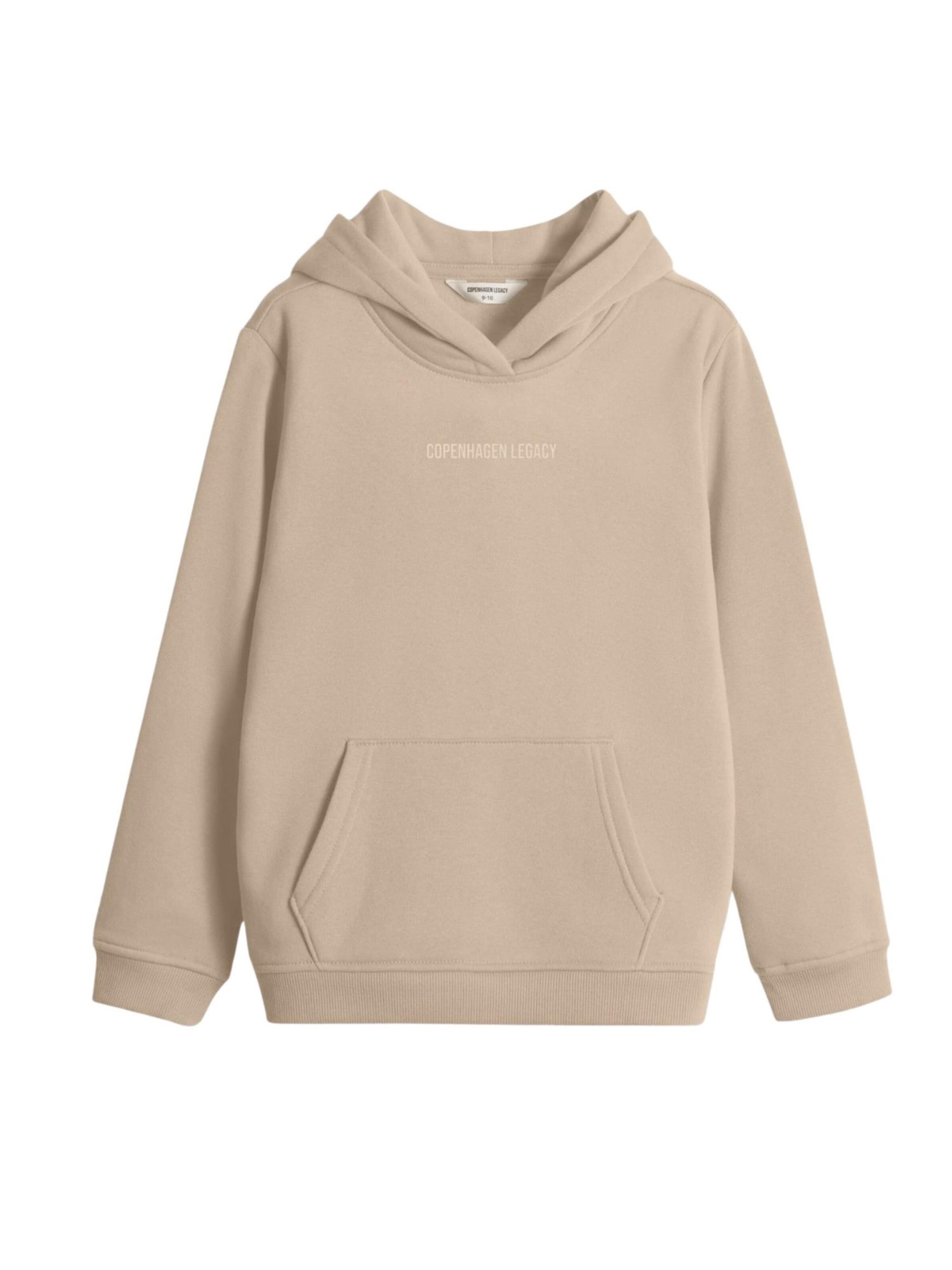 Copenhagen Legacy Sweatshirt 'Kids Hoodie Sweatshirt Desert' in Beige: voorkant