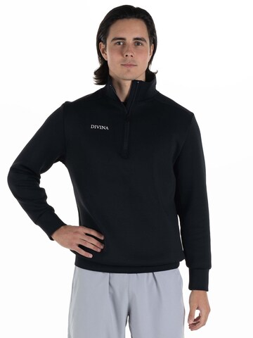 Sweat de sport 'Bonum' Divina en noir : devant